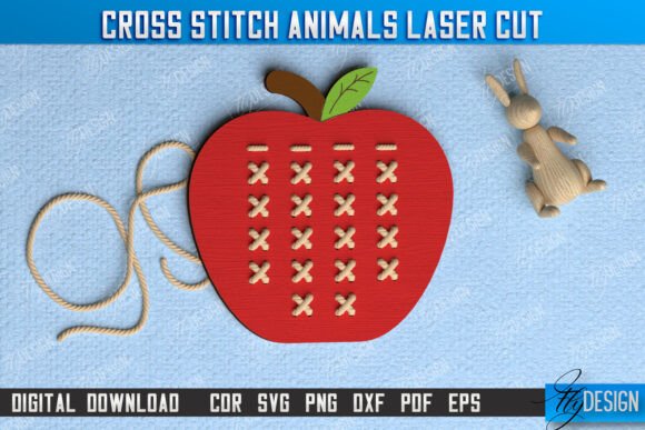 Cross Stitch Apple Montessori Lacing Review