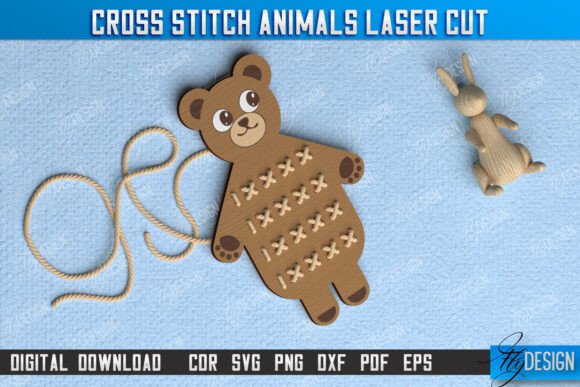 Cross Stitch Bear Montessori Lacing: A Holiday Design Review