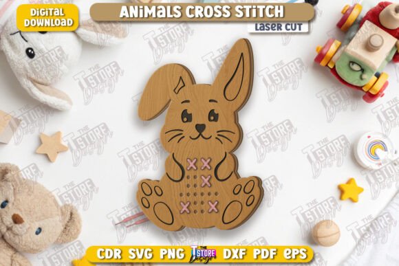 Cross Stitch Bunny Laser Cut CNC Review
