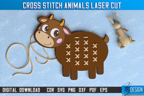 Cross Stitch Cow Montessori Lacing Review
