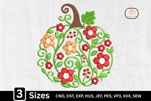 Cute Fall Floral Pumpkin Review