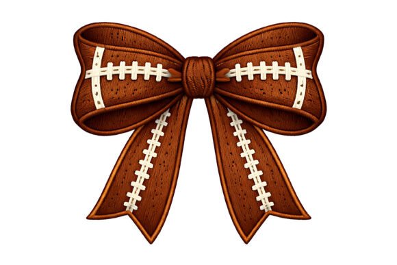 Football Bow Embroidery Sports Design Review