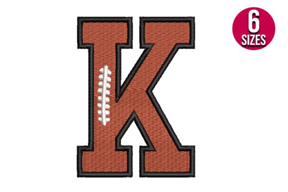 Football Font Alphabet Letter K Review
