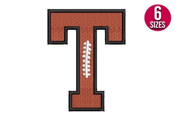 Football Font Alphabet Letter T Review