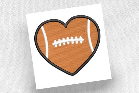 Football Heart Embroidery Review