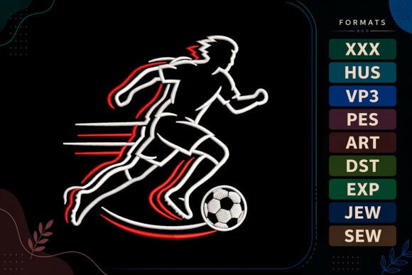 Football Player Sports Embroidery Review