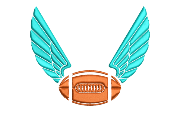 Football with Wings Embroidery Design Review