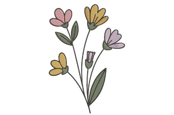 Minimalist Wildflower Embroidery Design Review