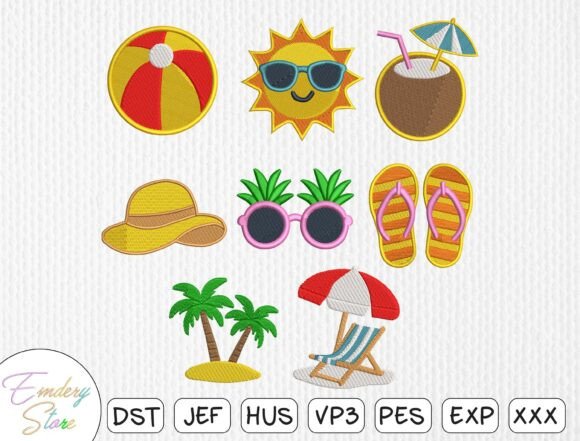 Summer Beach Patches Design Set Review
